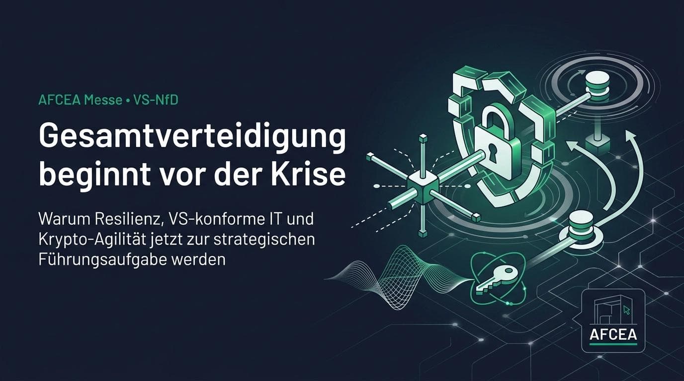 AFCEA Fachausstellung 2026: Warum Gesamtverteidigung zur Managementaufgabe wird