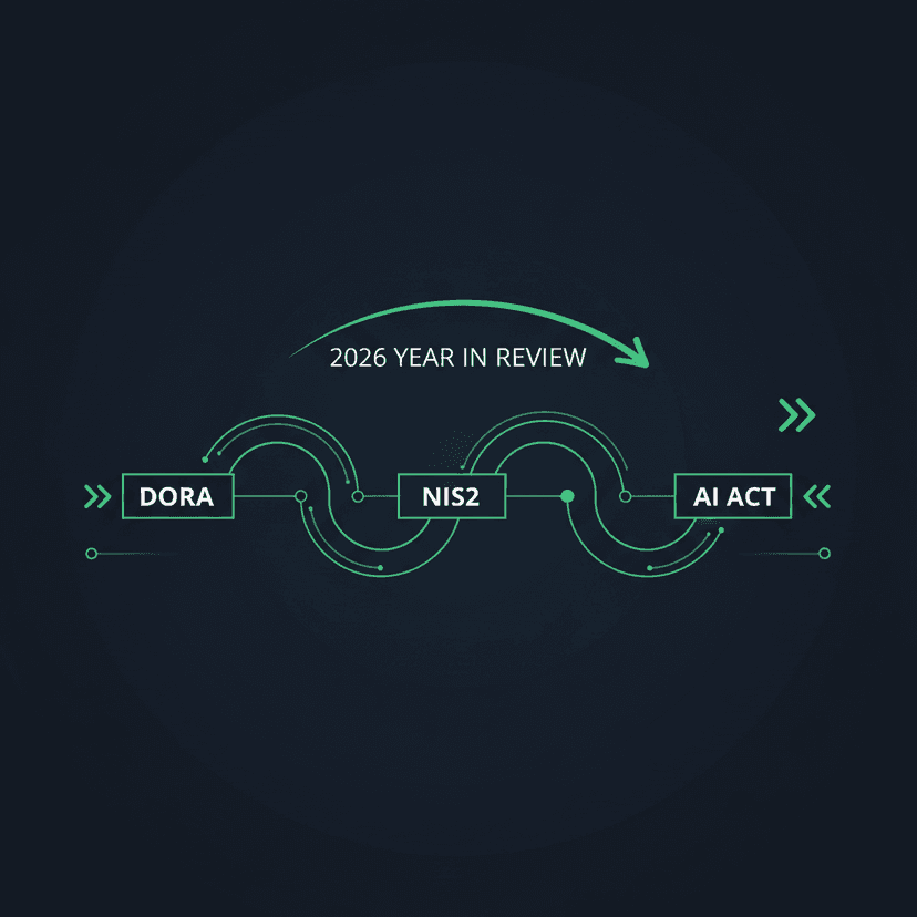 Regulatorischer Jahresrückblick 2026: DORA, NIS2, AI Act — Was wurde umgesetzt?