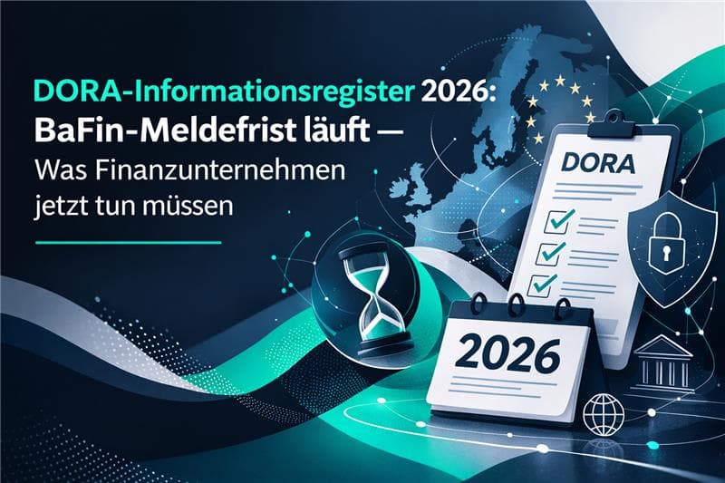 DORA-Informationsregister 2026: BaFin-Meldefrist läuft — Was Finanzunternehmen jetzt tun müssen