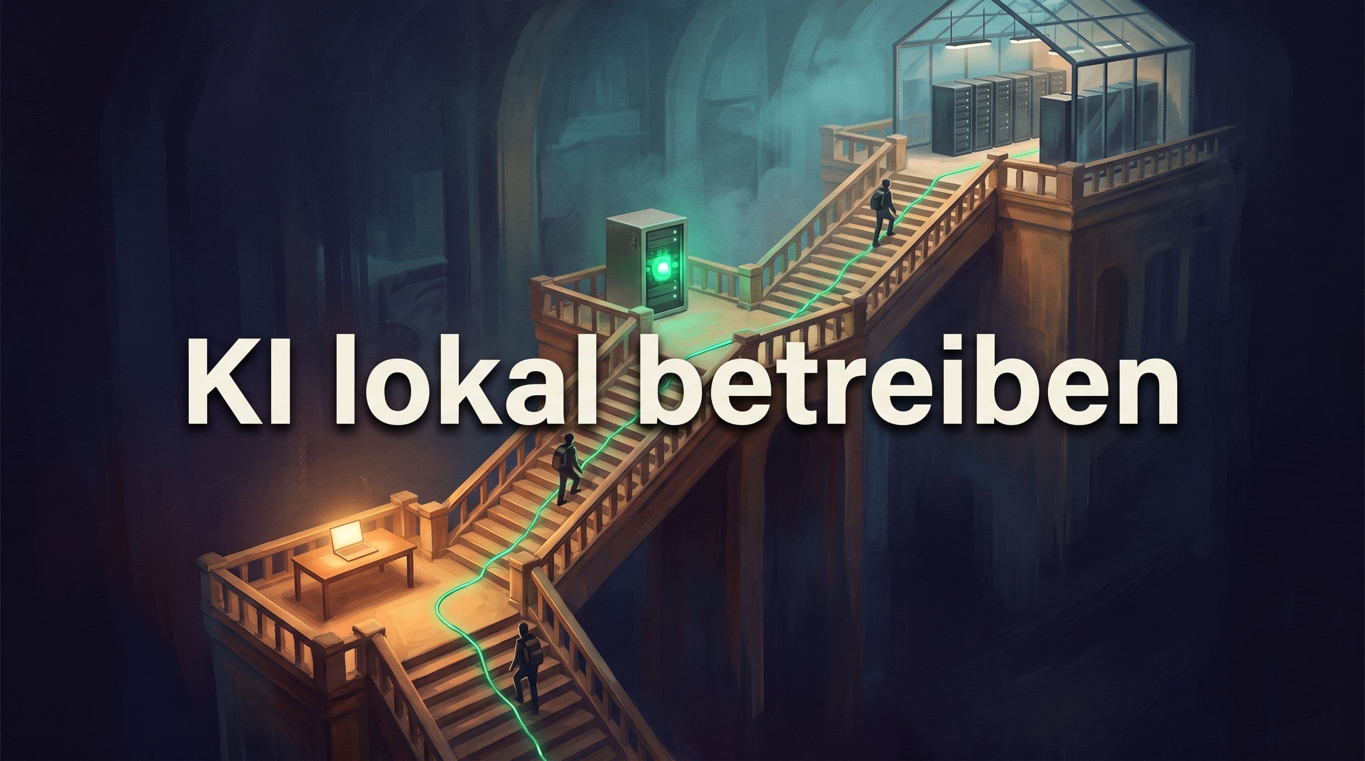 KI lokal betreiben: der Weg vom Laptop-Test mit Ollama zum abgesicherten Enterprise-Betrieb mit Inferenz-Server im eigenen Re