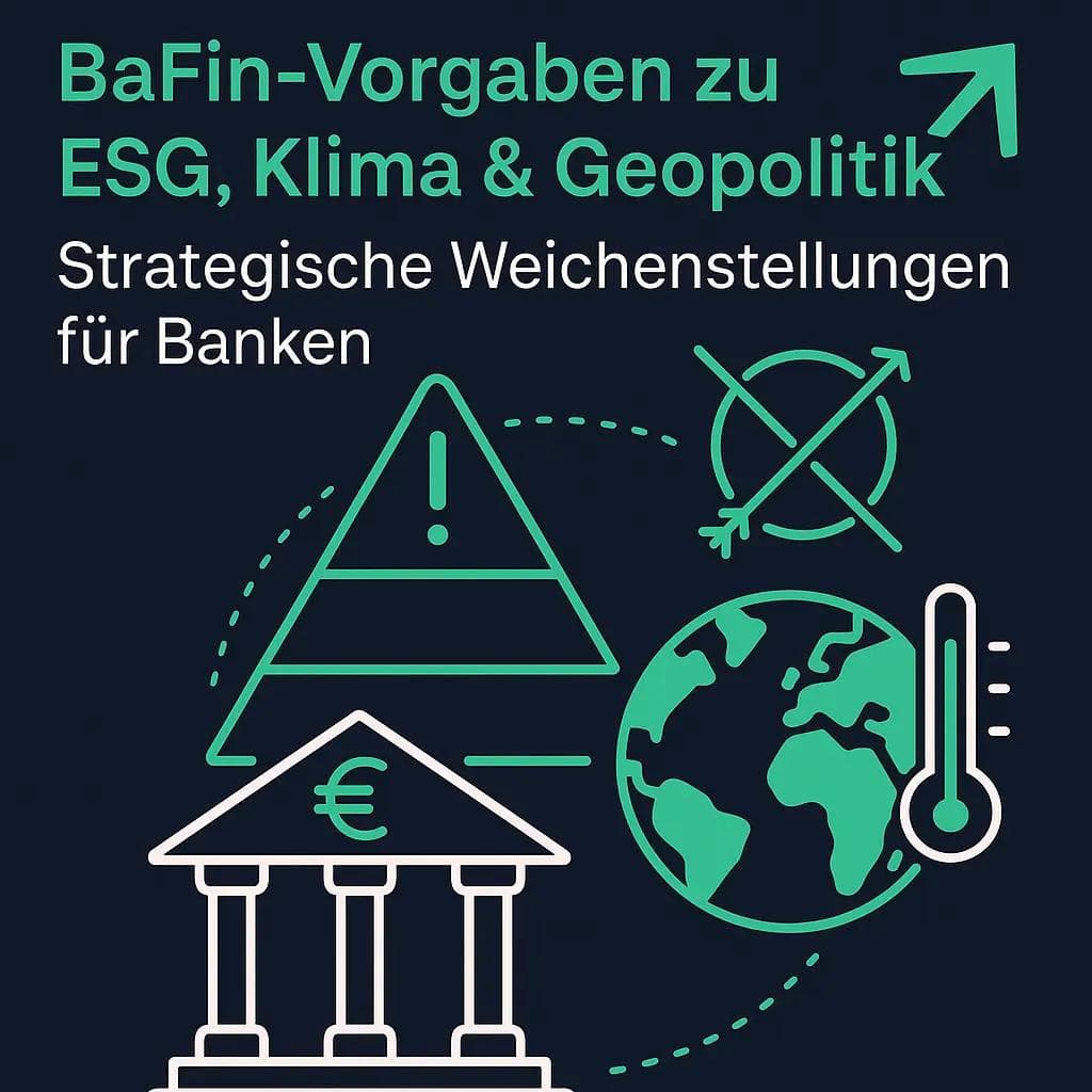 Risikomanagement 2025: BaFin-Vorgaben zu ESG, Klima & Geopolitik – Strategische Weichenstellungen für Banken